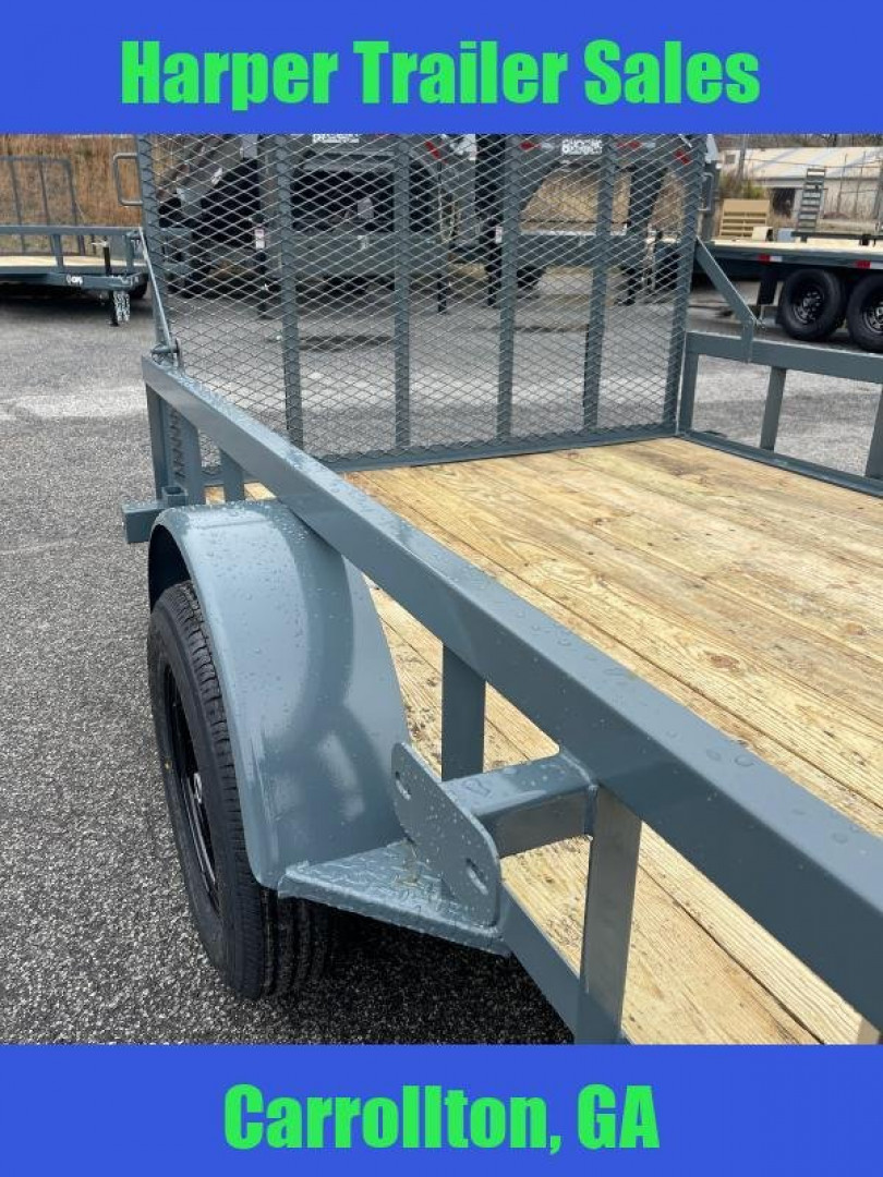 New 2025 GPS 76X12 SINGLE AXLE UTILITY TRAILER WITH SET BACK JACK