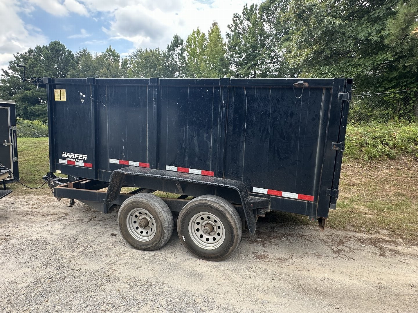 Used USED 2022 DOWN 2 EARTH 6X12 10K DUMP TRAILER WITH 4' WALLS ($676 ON RTO CONTRACT)