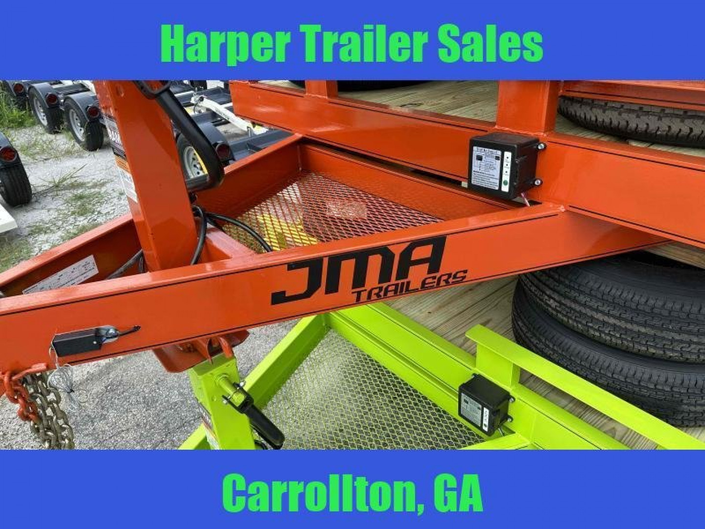 New 2024 82X20 14K EQUIPMENT HAULER WITH CHAIN MESH BOX AND RUB RAIL