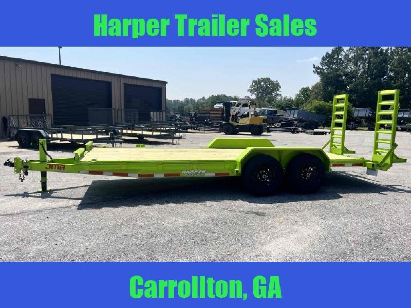 New 2024 82X20 14K EQUIPMENT HAULER WITH CHAIN MESH BOX AND RUB RAIL