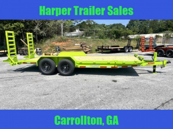 New 2024 82X20 14K EQUIPMENT HAULER WITH CHAIN MESH BOX AND RUB RAIL