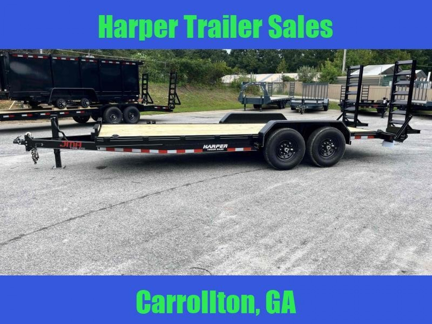 New 2024 82X20 14K EQUIPMENT HAULER WITH CHAIN MESH BOX AND RUB RAIL