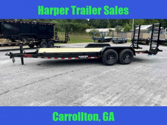 New 2024 82X20 14K EQUIPMENT HAULER WITH CHAIN MESH BOX AND RUB RAIL