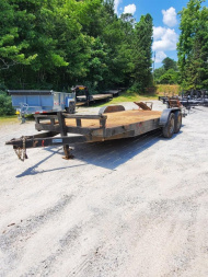 Used USED 2022 MAXBUILT 82X20 14K EQUIPMENT HAULER ($250 DOWN WITH RTO CONTRACT)