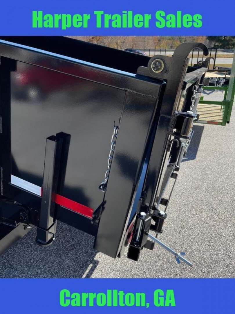 New 2024 TUFFDUMP 14K 7X16 DUMP TRAILER 2' WALLS