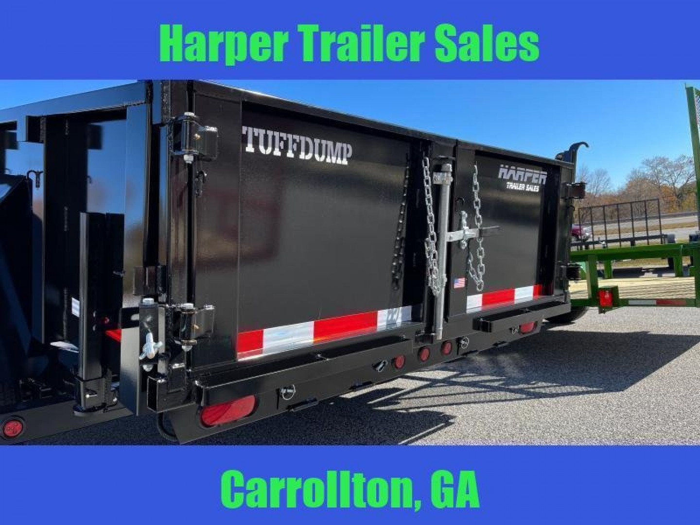 New 2024 TUFFDUMP 14K 7X16 DUMP TRAILER 2' WALLS