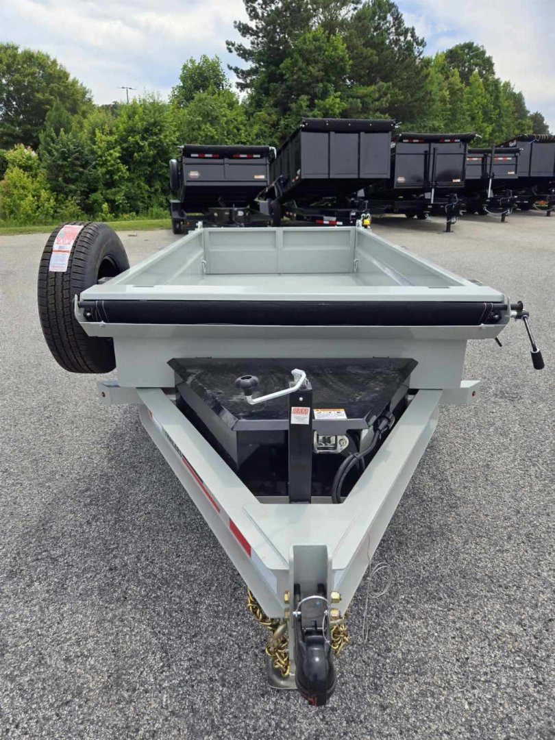 New 2024 BUCKSHOT 5X10 DUMP TRAILER 18" WALLS WITH SPARE TIRE