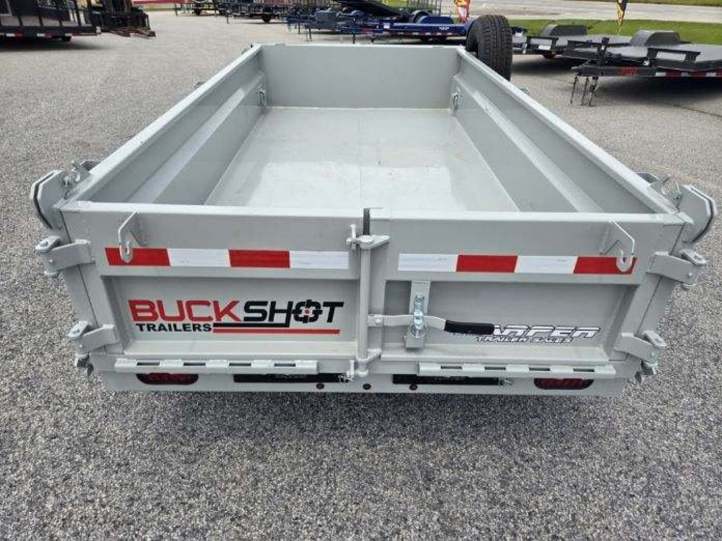 New 2024 BUCKSHOT 5X10 DUMP TRAILER 18" WALLS WITH SPARE TIRE