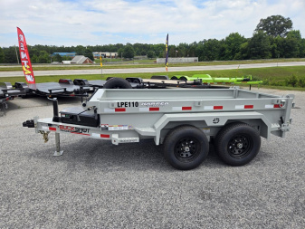 New 2024 BUCKSHOT 5X10 DUMP TRAILER 18" WALLS WITH SPARE TIRE