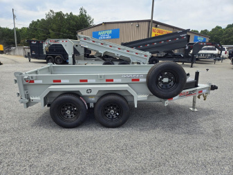 New 2024 BUCKSHOT 5X10 DUMP TRAILER 18" WALLS WITH SPARE TIRE
