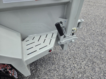 New 2024 BUCKSHOT 5X10 DUMP TRAILER 18" WALLS WITH SPARE TIRE