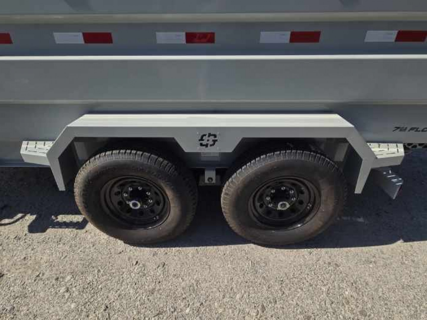New 2024 BUCKSHOT 7X14 GOOSENECK DUMP TRAILER 14K WITH 4' WALLS AND SPARE TIRE