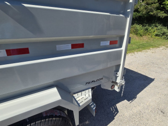 New 2024 BUCKSHOT 7X14 GOOSENECK DUMP TRAILER 14K WITH 4' WALLS AND SPARE TIRE