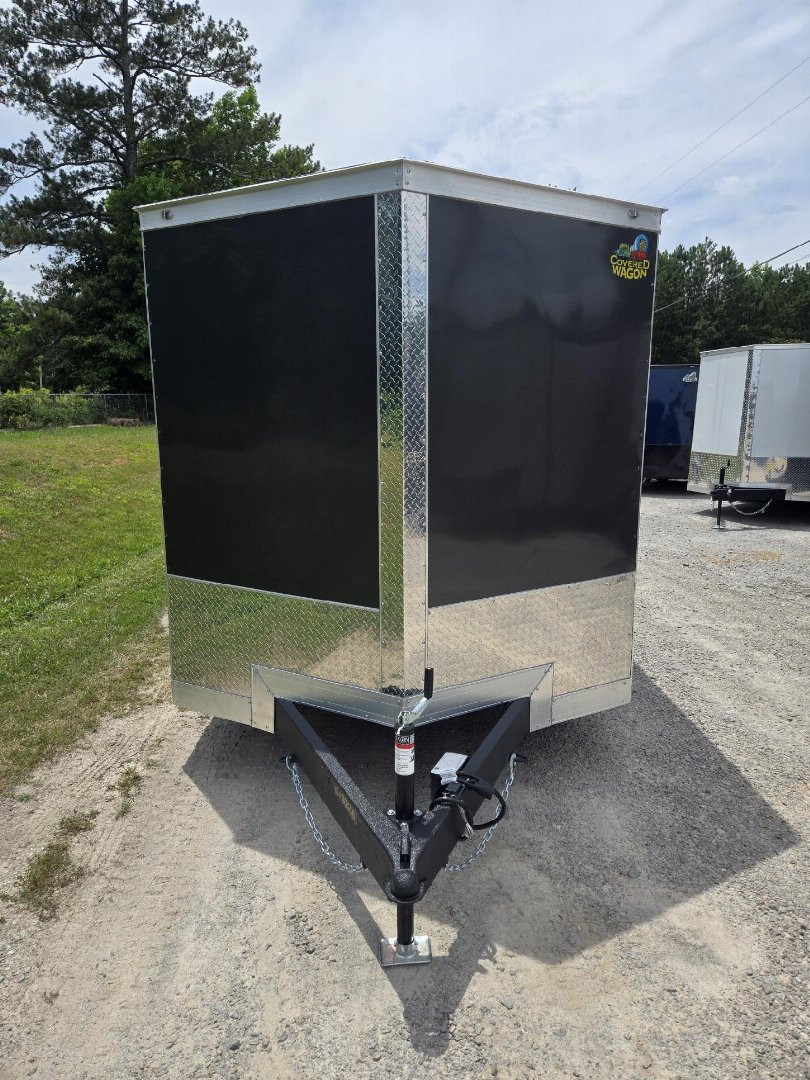 New 2024 COVERED WAGON 7X14 TANDEM AXLE ENCLOSED TRAILER