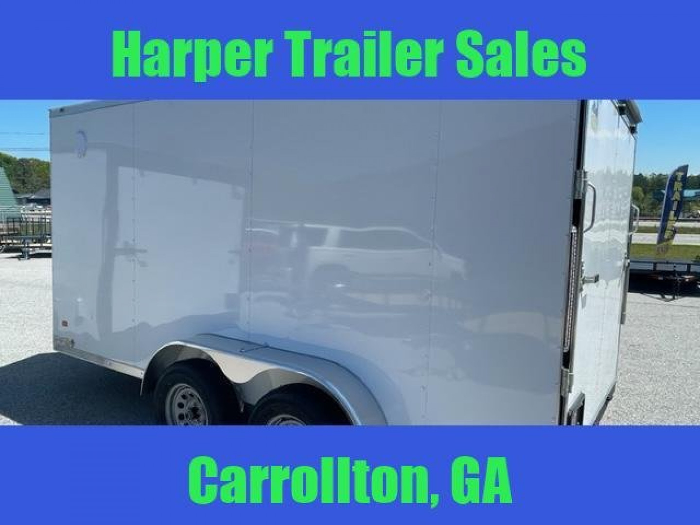 New 2024 COVERED WAGON 7X14 TANDEM AXLE ENCLOSED TRAILER