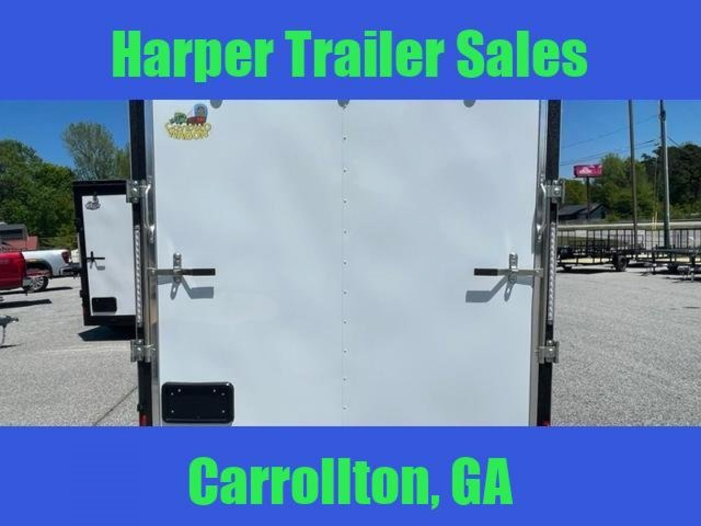 New 2024 COVERED WAGON 7X14 TANDEM AXLE ENCLOSED TRAILER