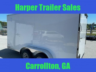 New 2024 COVERED WAGON 7X14 TANDEM AXLE ENCLOSED TRAILER