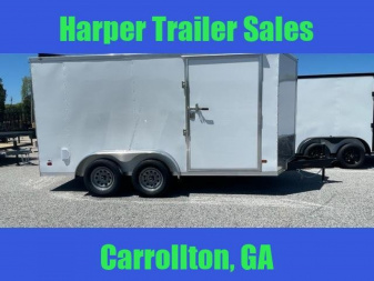 New 2024 COVERED WAGON 7X14 TANDEM AXLE ENCLOSED TRAILER
