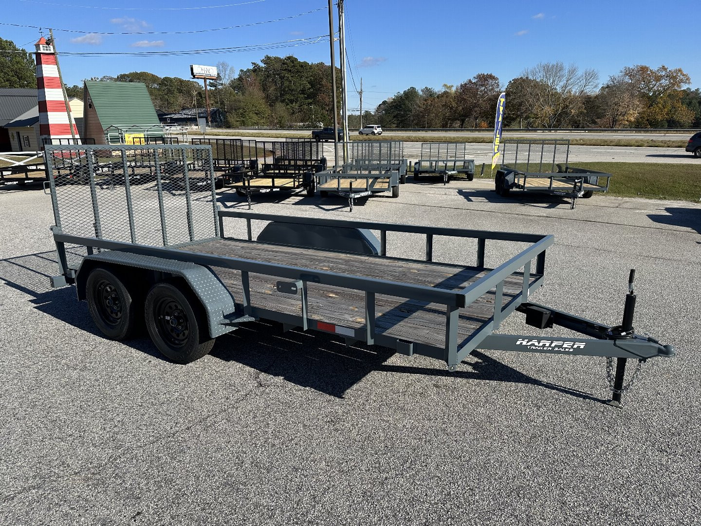 New 2024 GPS 7X14 TANDEM AXLE UTILITY TRAILER