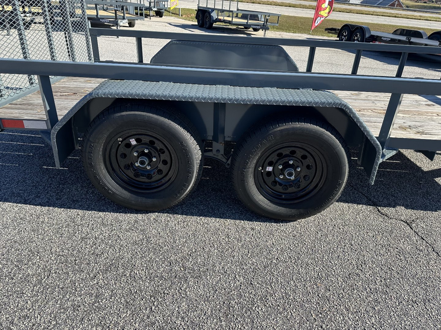 New 2024 GPS 7X14 TANDEM AXLE UTILITY TRAILER