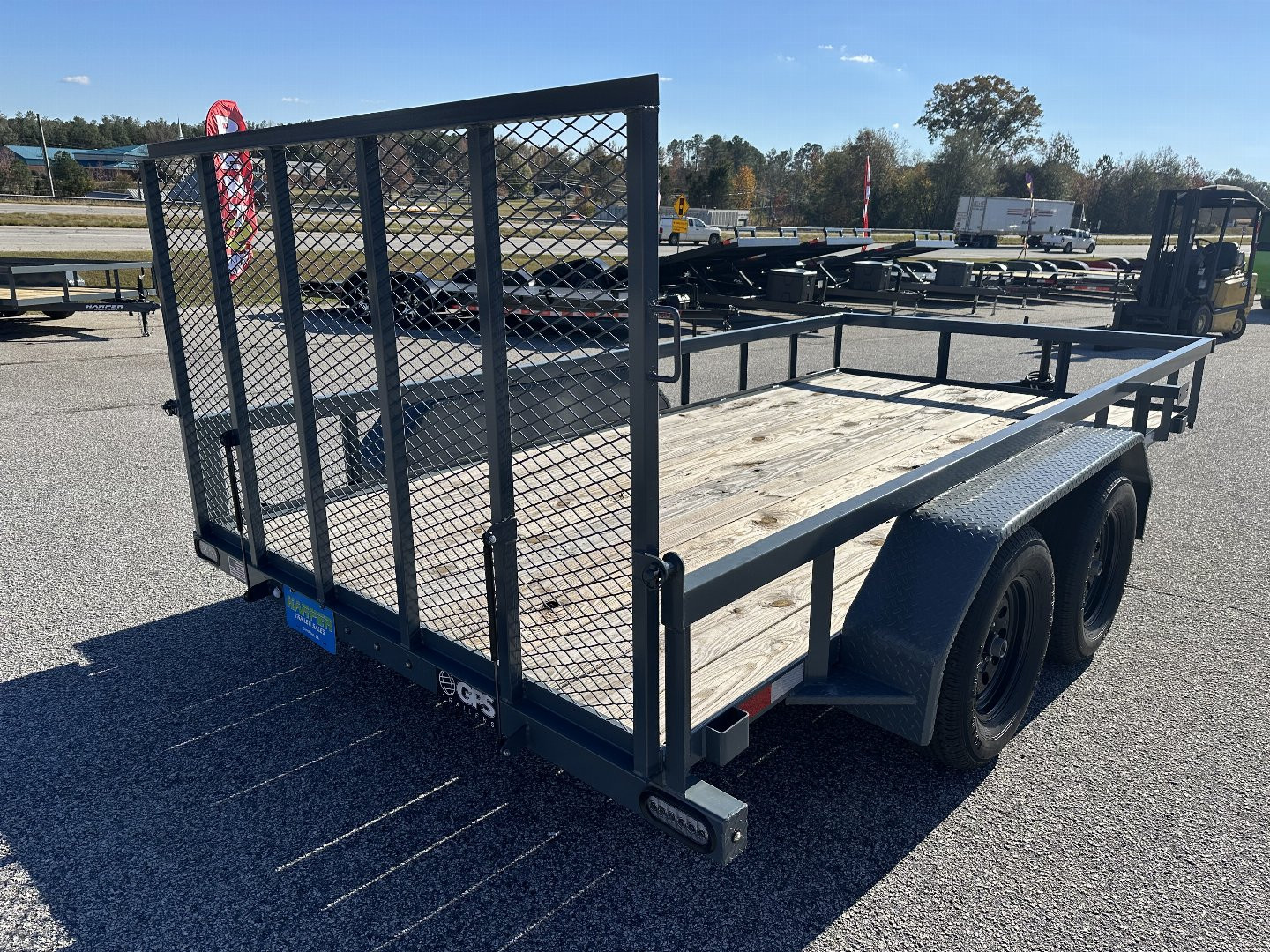 New 2024 GPS 7X14 TANDEM AXLE UTILITY TRAILER