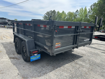 New 2024 COVERED WAGON 7K 6X12 DUMP TRAILER 2' WALLS