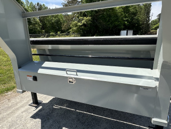 New 2024 BUCKSHOT 7x14 14K GOOSENECK DUMP TRAILER 2' WALLS