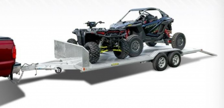 New 2025 Aluma Wide Body Tandem Axle Trailer Drive Over Fenders (8' x 26')