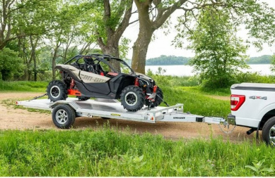 New 2025 Aluma WB15H Wide Body Single Axle Trailer (8' x 15')