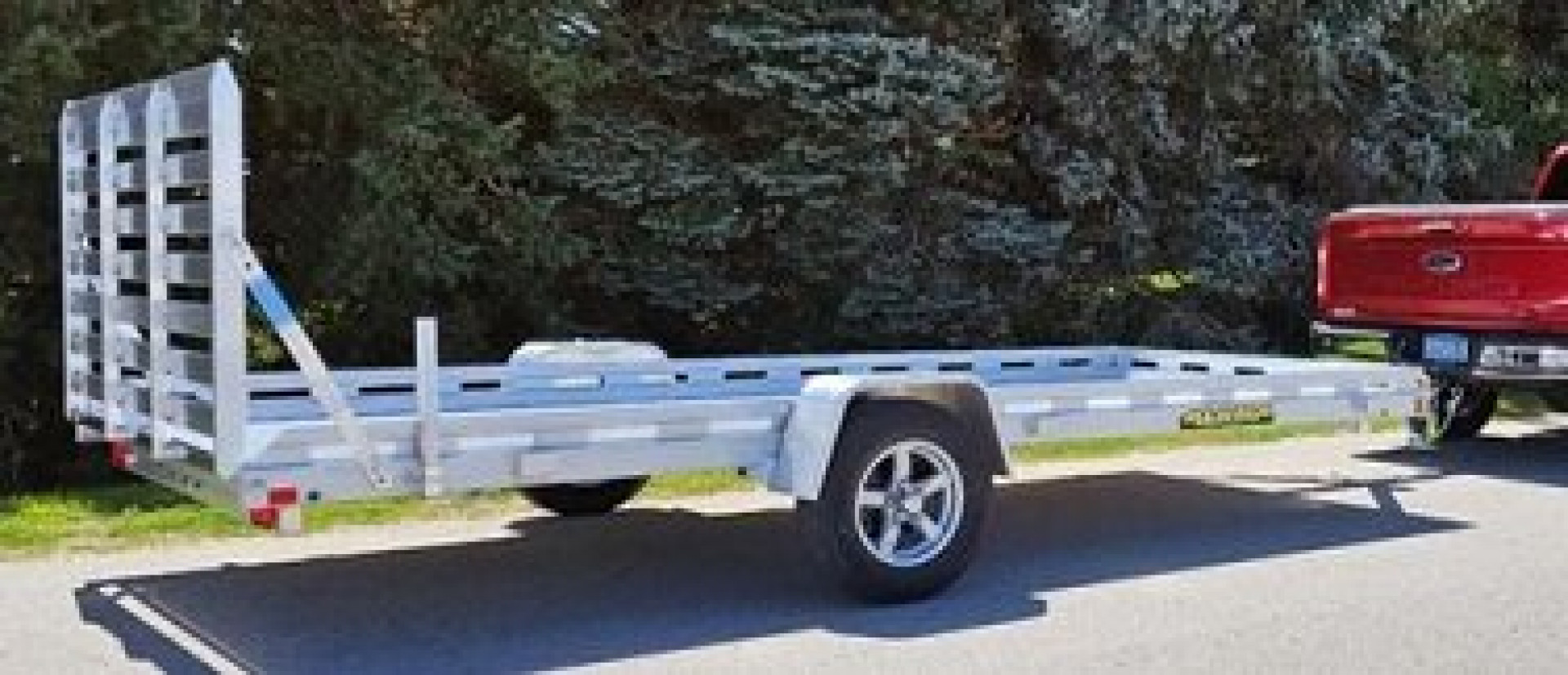 New 2024 ALUMA 7814S-TG Utility Trailer