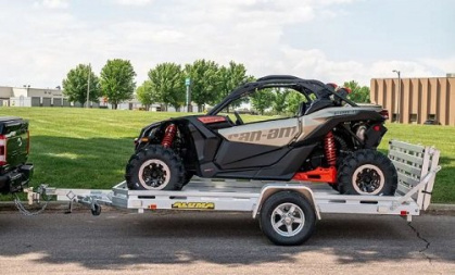New 2025 Aluma 7712H-S-BT Utility Trailer (6'6  x 11'10 )