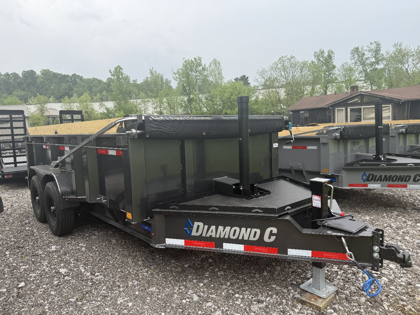 New 2025 Diamond C Trailers LPT 207 14X82 Dump Trailer