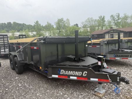New 2025 Diamond C Trailers LPT 207 14X82 Dump Trailer