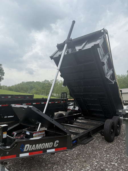 New 2025 Diamond C Trailers LPT 207 14X82 Dump Trailer