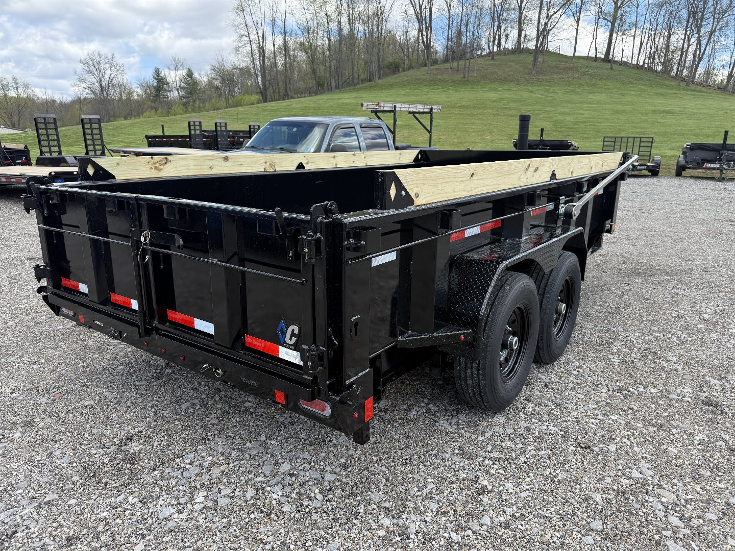 New 2025 Diamond C Trailers LPT207 14X82 Dump Trailer