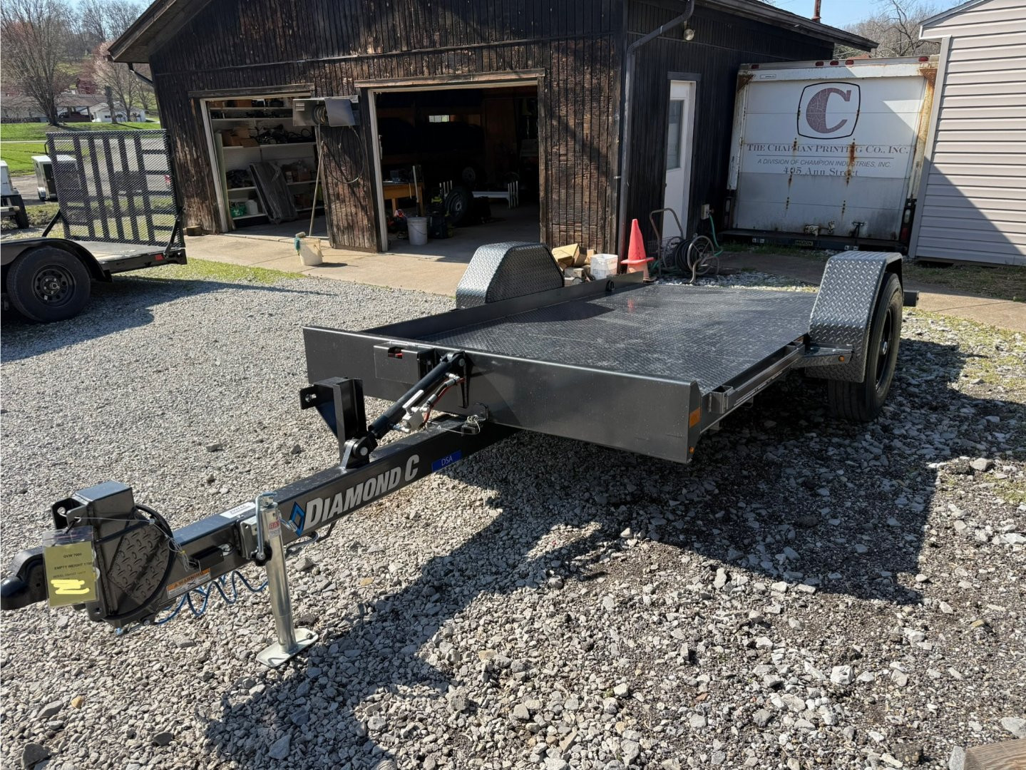 New 2025 Diamond C Trailers DSA107 12X77 Equipment Trailer