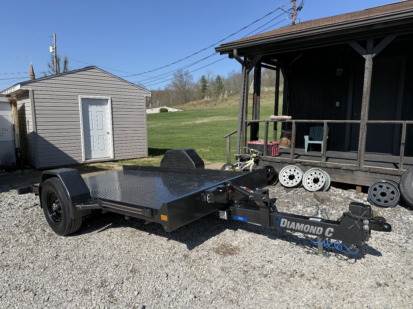 New 2025 Diamond C Trailers DSA107 12X77 Equipment Trailer