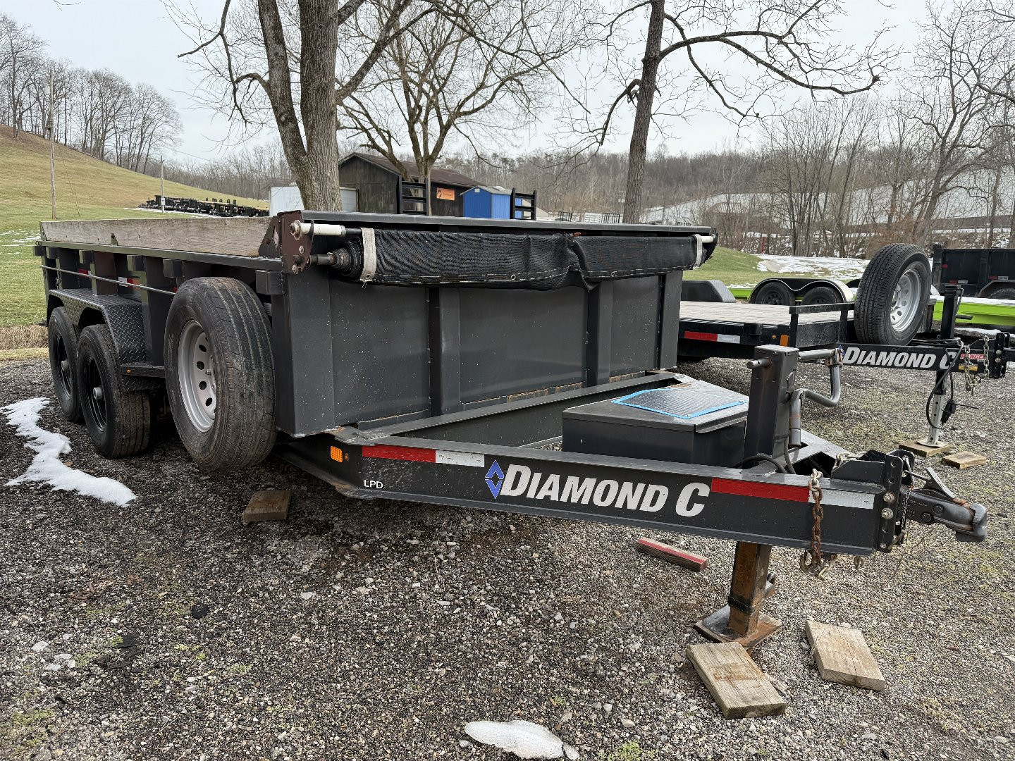 Used 2019 Diamond C Trailers LPD 207 14X82 *For rent* Dump Trailer