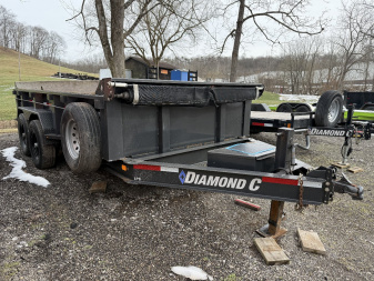 Used 2019 Diamond C Trailers LPD 207 14X82 *For rent* Dump Trailer
