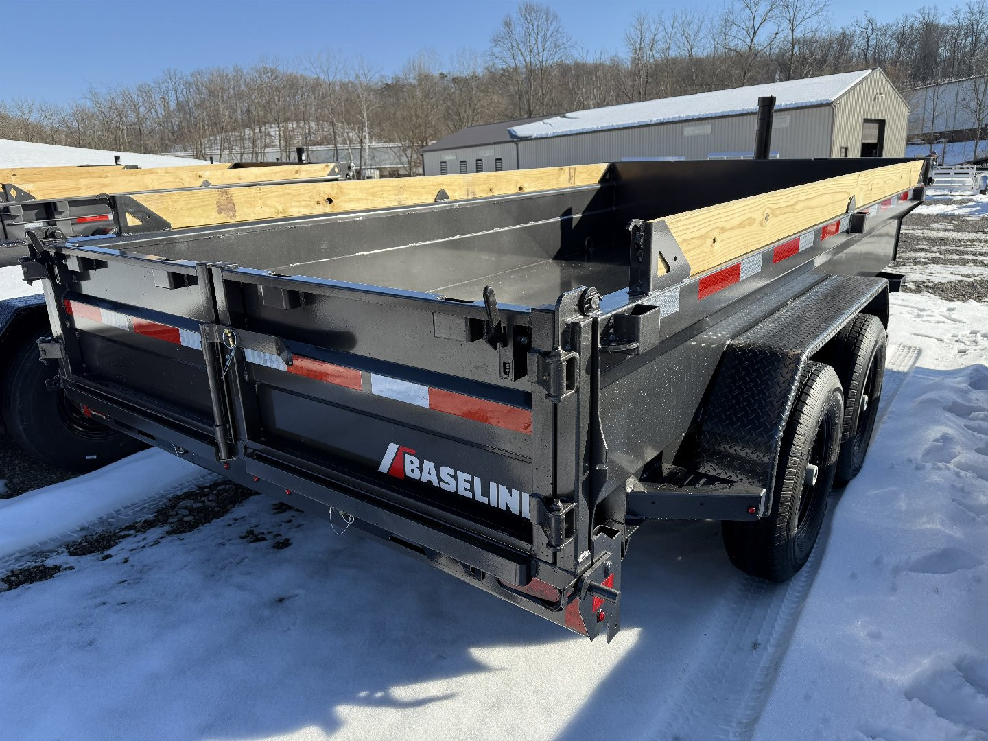 New 2025 Baseline Trailers HDU207 14X82 Dump Trailer