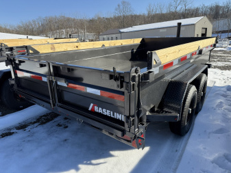 New 2025 Baseline Trailers HDU207 14X82 Dump Trailer