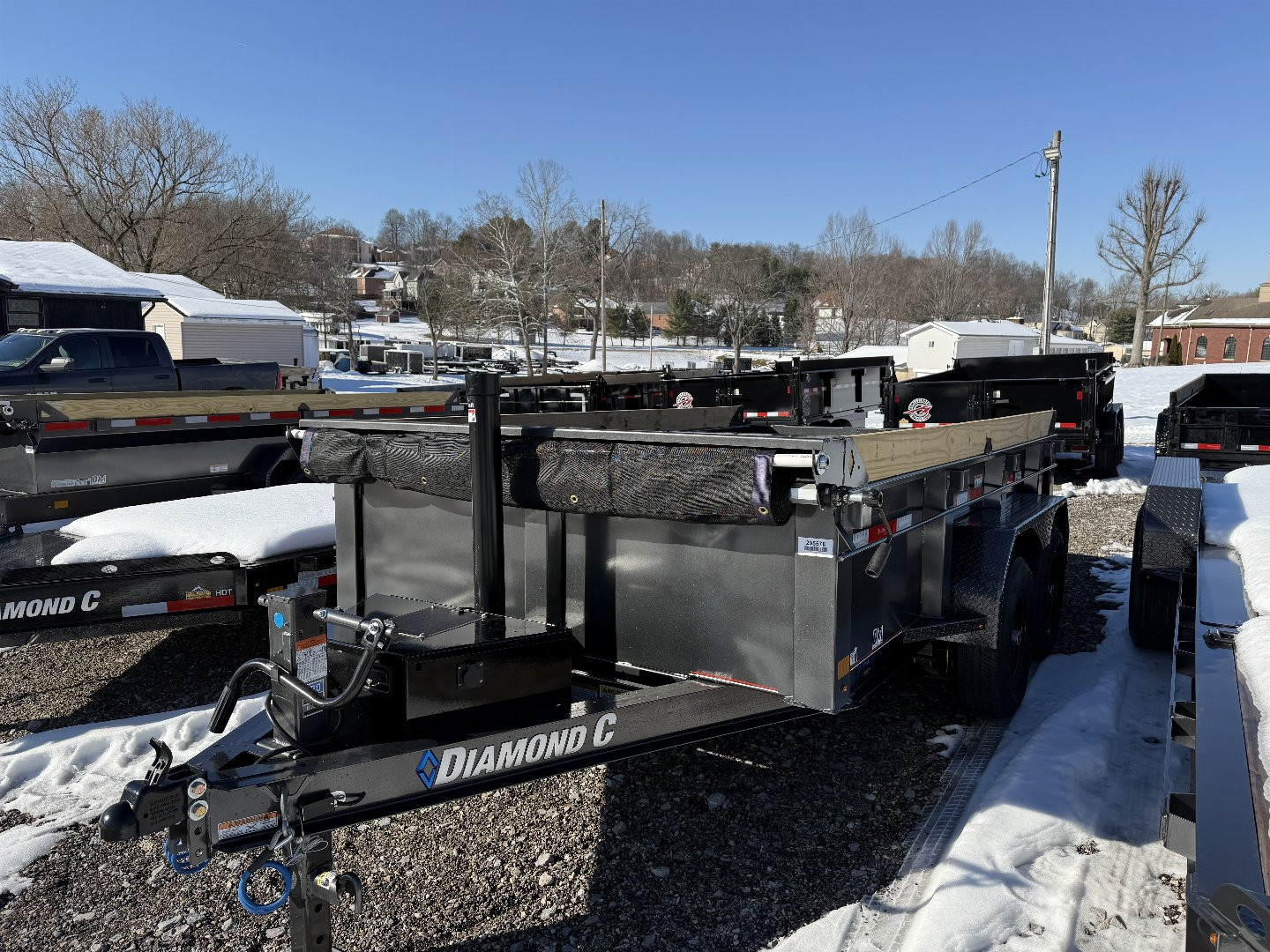 New 2025 Diamond C Trailers MDT206 12X77 Dump Trailer