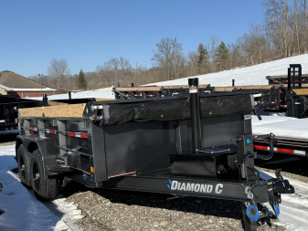 New 2025 Diamond C Trailers MDT206 12X77 Dump Trailer
