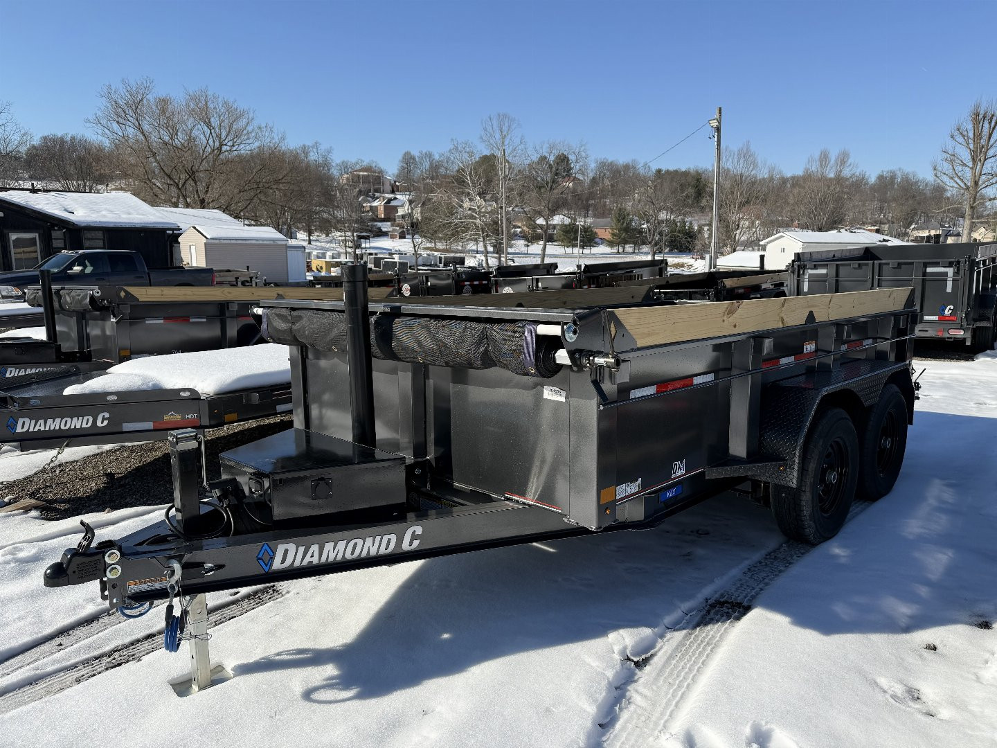 New 2025 Diamond C Trailers MDT206 12X77 Dump Trailer