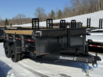 New 2025 Diamond C Trailers MDT206 12X77 Dump Trailer