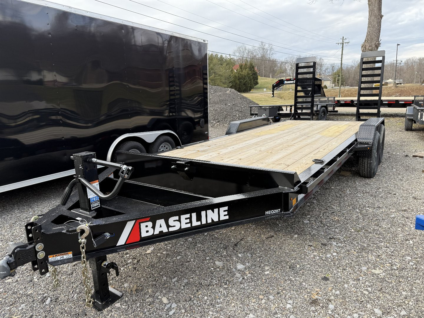 New 2025 Baseline HEQ207 20X82 Equipment Trailer