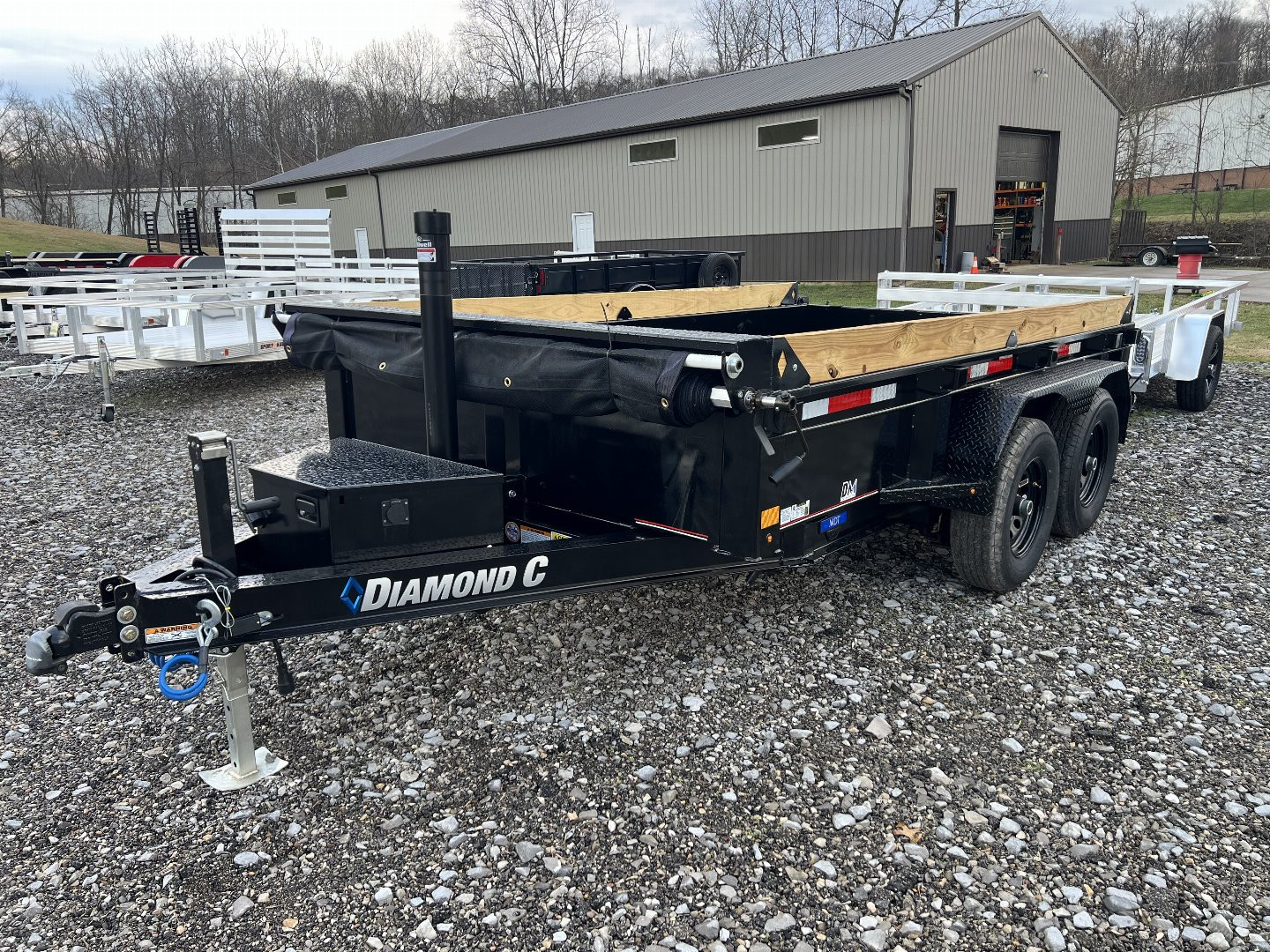 New 2025 Diamond C Trailers MDT206 12X77 Dump Trailer
