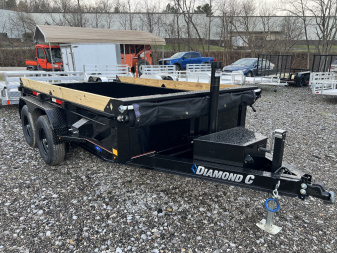 New 2025 Diamond C Trailers MDT206 12X77 Dump Trailer