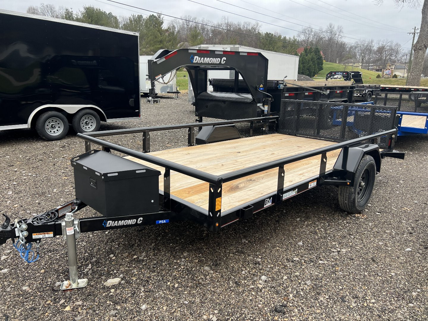 New 2025 Diamond C Trailers PSA135 12X77 Utility Trailer