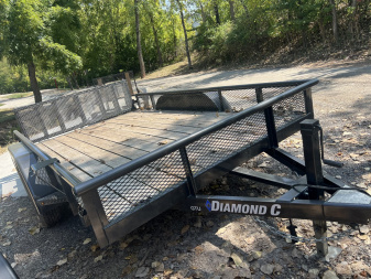 Used 2020 Diamond C Trailers GTU235 12X83 Utility Trailer